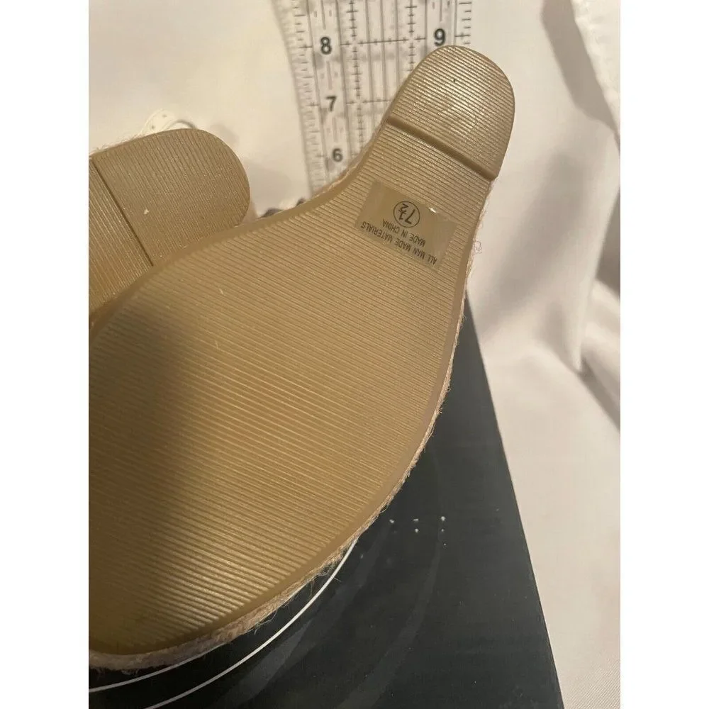 NEW Paprika Exempt-S Wedges Espadrilles 7.5" - Picture 10 of 13